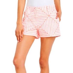 VINEYARD VINES Canopy Geo 3.5" Every Day Shorts In Geo Cara Cara Size 14